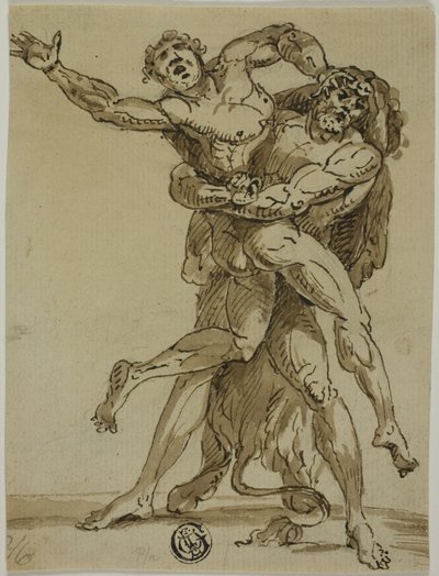 Herkules és Antaeus alkotó: Unknown Italian