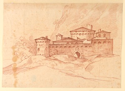 Rajz, Hegyi kastély, 1810-1830 alkotó: Unknown artistUnknown artist