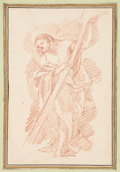 Rajz, Krisztus állva, 1759-70 körül alkotó: Unknown artistUnknown artist