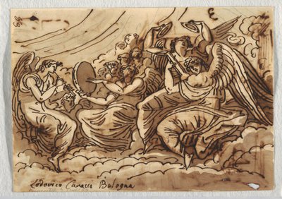 Rajz, Angyalok koncertje, 1813-18 alkotó: Unknown artistUnknown artist