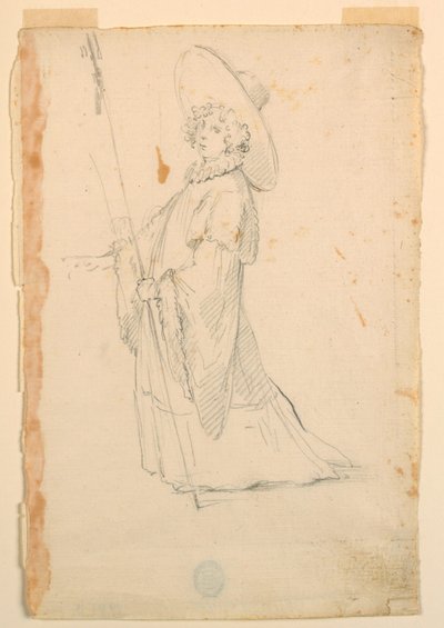 Rajz, jelmeztervezés: 1720 körül. alkotó: Unknown artistUnknown artist