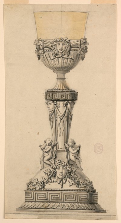 Rajz, kehelyterv, 1800-1830 alkotó: Unknown artistUnknown artist