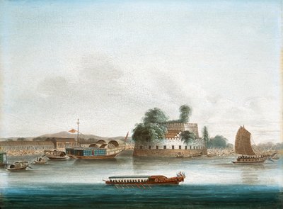 Erőd a Kanton folyón alkotó: Unknown artist