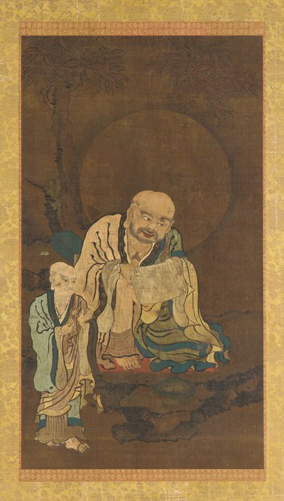 Egy Luohan és egy kísérő alkotó: Unknown artist