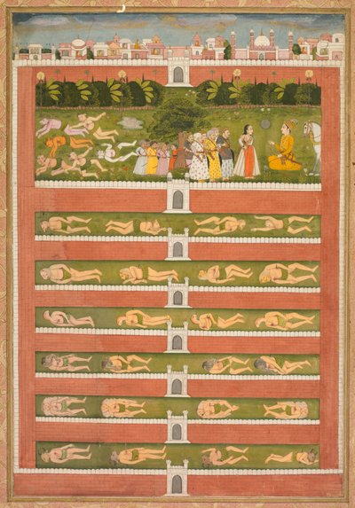 Hercegnő és démonok egy nemes előtt: Egy levél egy költői románcból I. Shah Alamhoz (recto) alkotó: Unknown artist