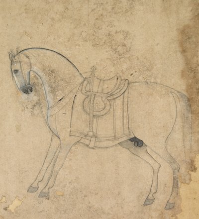 Egy nyerges ló alkotó: Unknown artist
