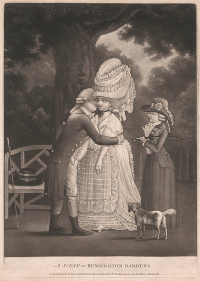 Jelenet a Kensington Gardensben alkotó: Unknown artist