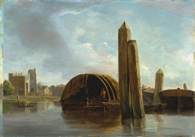 Lambeth kilátása alkotó: Unknown artist