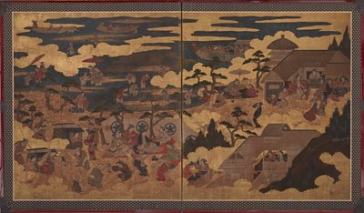 Fesztivál a Sumiyoshi szentélyben alkotó: Unknown artist