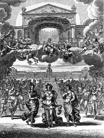 Jean Baptiste Lully (Giovanni Battista Lulli) (1632-1687) Alceste jelenete. alkotó: Unknown artist