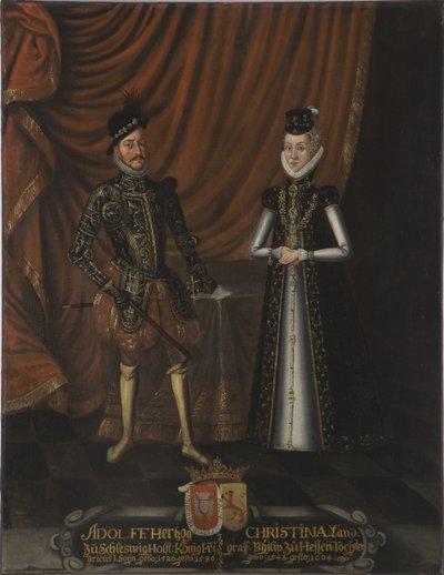 Adolphe de Holstein Gottorp és Christine de Hesse – Holstein-Gottorp Adolf herceg alkotó: Unknown artist