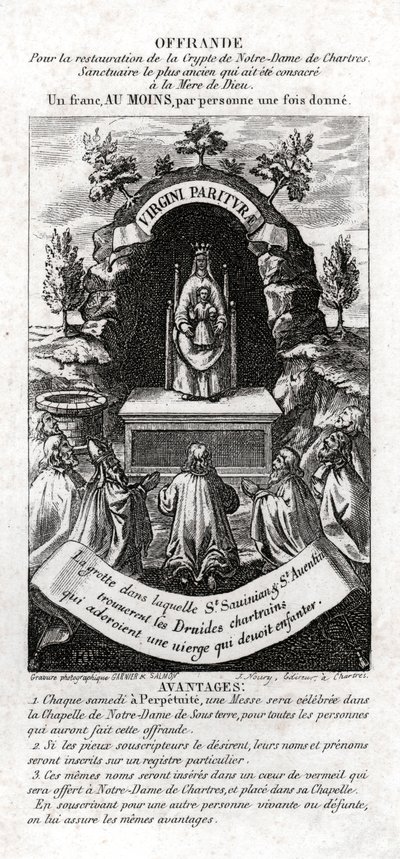 Szűz Mária imádása. (metszet, kb. 1850) alkotó: Unknown artist