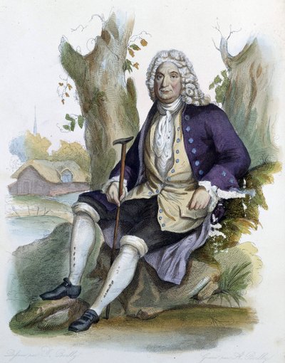 Alain Rene Lesage (Alain-Rene Le Sage) (1668-1747) – Ed. Mennechet, „A francia Plutarch” alkotó: Unknown artist
