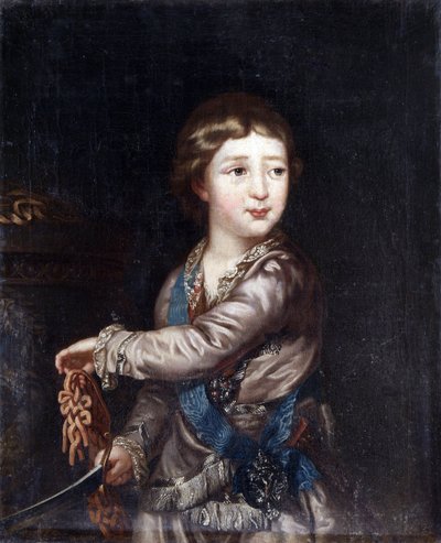 Alexandre Pavlovitch Romanov (Alexandre I de Russie) – Alekszandr Pavlovics nagyherceg (1777-1825) portréja, mint gyermek, névtelen. Olajfestmény alkotó: Unknown artist