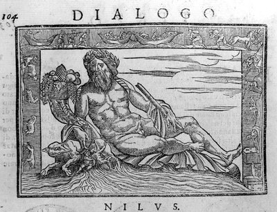 A Nílus allegóriája, 17. századi metszet. alkotó: Unknown artist