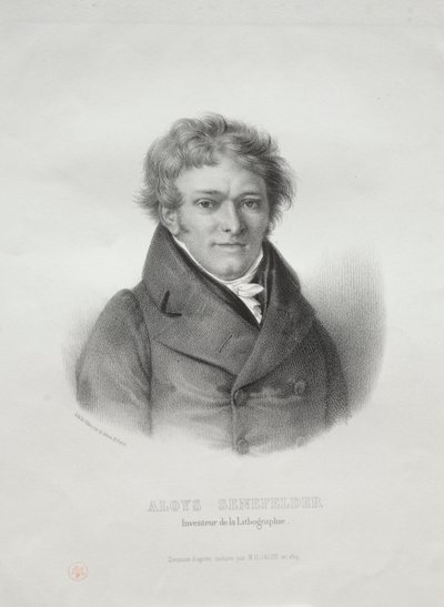 Aloys Senefelder alkotó: Unknown artist