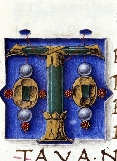 ABC: kicsinyített T betű alkotó: Unknown artist