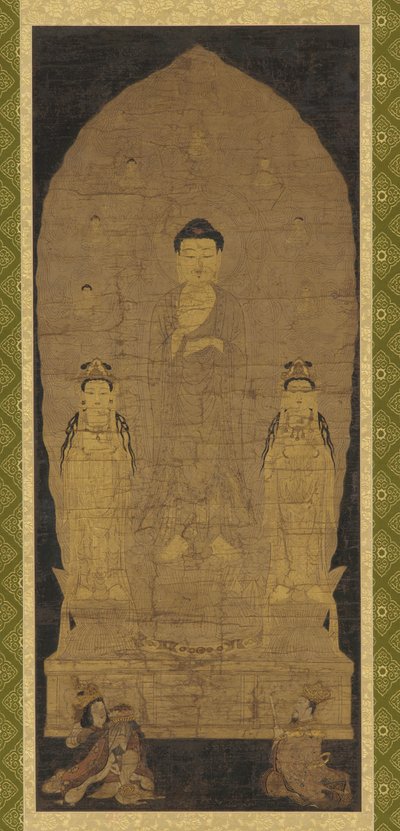Amitabha triád alkotó: Unknown artist