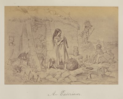 An Exteriour (sic). alkotó: Unknown artist