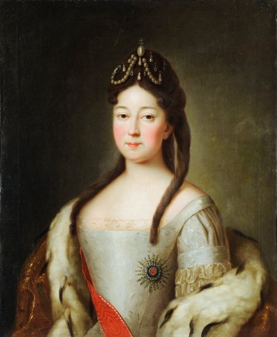 Anna Petrovna de Russie – Anna Petrovna orosz cár (1708-1728), I. Péter orosz császár, Anonymous lányának portréja. Olaj, vászon, 18. század utolsó negyede, Állami Építészeti, Történeti és Művészeti Múzeum, Vladimir alkotó: Unknown artist