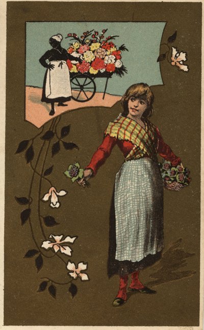 Névtelen kromolitográfia, 19. század vége. alkotó: Unknown artist