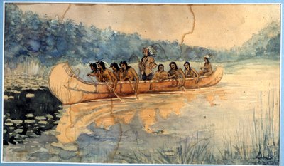 Névtelen akvarell. 19. századi La Rochelle, Újvilág Múzeum alkotó: Unknown artist