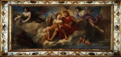 Apolló és a négy évszak, tavasz, nyár, ősz és tél, 1645 és 1655 között (olaj, vászon) alkotó: Unknown artist