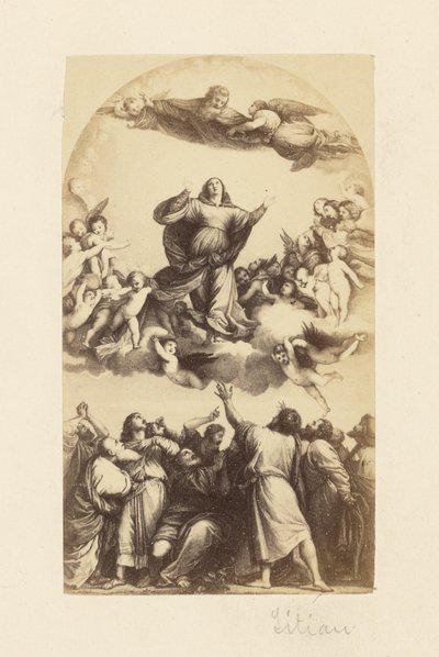 ["Szűz Mária mennybemenetele", Tiziano] alkotó: Unknown artist