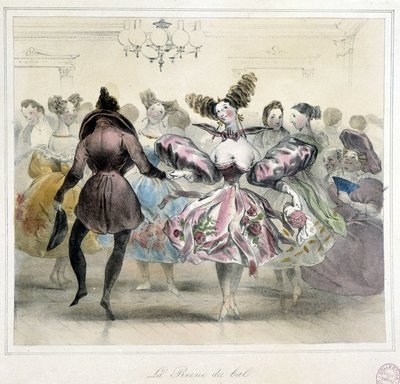 Bál: a bál királynője – XIX alkotó: Unknown artist