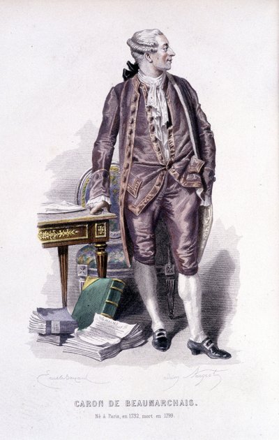 Beaumarchais báró (1732/1799) alkotó: Unknown artist