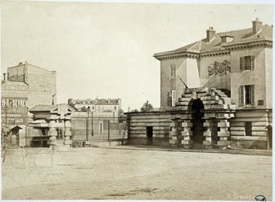 Barrière du Maine – Gouviot „Les barriers de Paris” című művében alkotó: Unknown artist