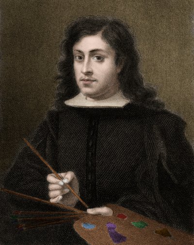 Bartolome Esteban Murillo c1618-1682 - metszet - XIX. alkotó: Unknown artist