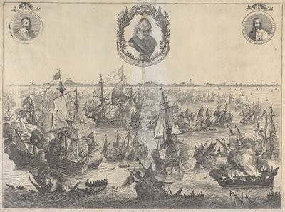 Scheveningeni csata, 1653. július 31 alkotó: Unknown artist