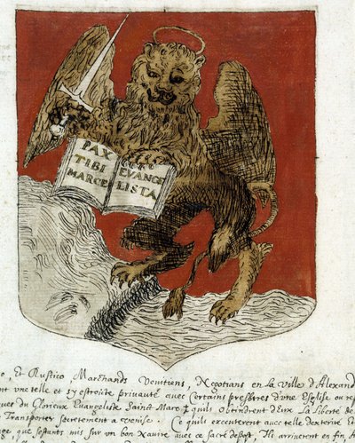 A „Velencei Köztársaság” Blazonja. SD. 19. század. alkotó: Unknown artist