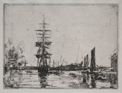 Hajók a horgonyban alkotó: Unknown artist