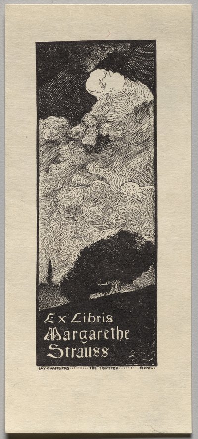 Könyvjelző: Margarethe Strauss alkotó: Unknown artist