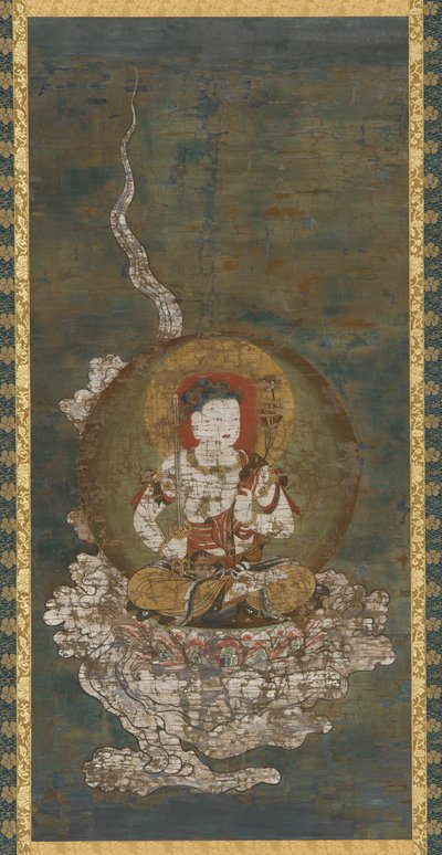 Buddhista istenség: Gokei Monju (Manjushri) alkotó: Unknown artist