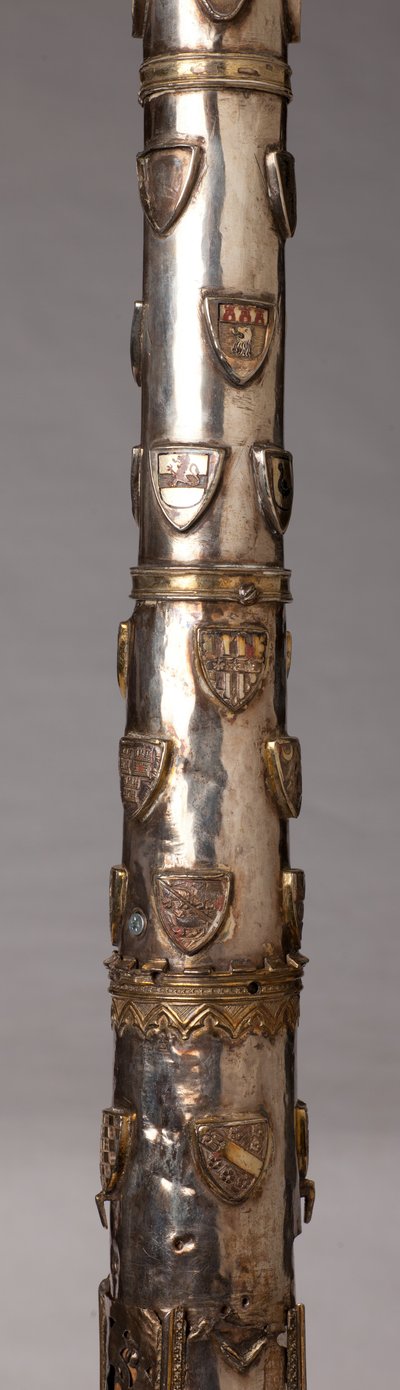 Gyertyatartó (?), ezüstműves, részlet alkotó: Unknown artist