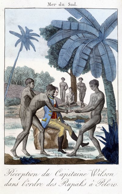 Wilson kapitány fogadása Rupakok parancsában Peleróhoz. alkotó: Unknown artist