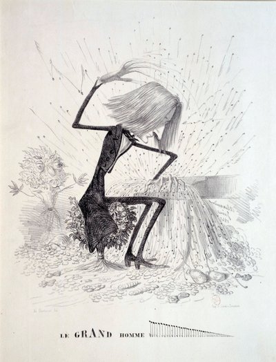 Liszt Ferenc (1811-1886) zeneszerzőt ábrázoló rajzfilm alkotó: Unknown artist