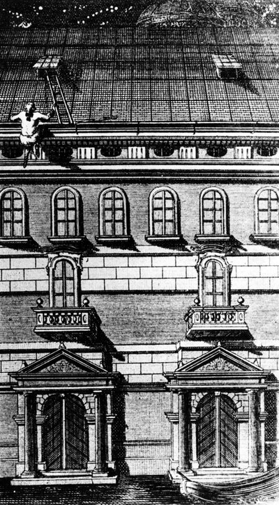 Casanova szökése a velencei börtönökből – a „Szökésem története a Velencei Köztársaság börtöneiből” című részben, Lipcse alkotó: Unknown artist