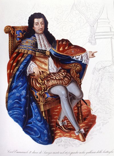 Károly Emmánuel (1634-1675), Savoyai herceg. alkotó: Unknown artist