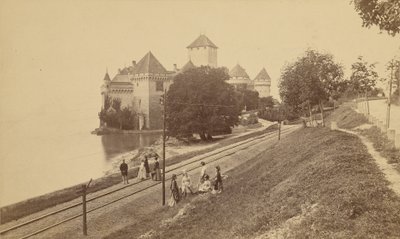 [Chillon kastély a Genfi-tónál] alkotó: Unknown artist