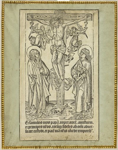 Krisztus a kereszten angyalokkal alkotó: Unknown artist