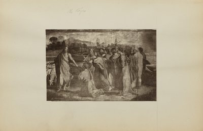 ["Krisztus utasítása Péternek (Máté 16:18-19, János 21:15-17)" - Raffaello] alkotó: Unknown artist
