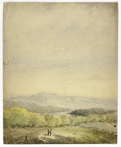 Pár kézen fogva egy mezőn alkotó: Unknown artist