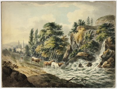 A folyóhoz hajtott tehénállomány alkotó: Unknown artist