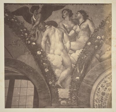 Ámor megmutatja Psyche-t a három gráciának alkotó: Unknown artist