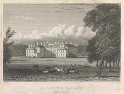 Dalkeith-palota, Midlothian; 86. oldal (Első kötet) alkotó: Unknown artist