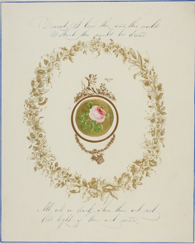 Kedvesem, szeretlek (Valentin) alkotó: Unknown artist